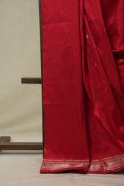 Red Silk Paithani Saree - SRRSPS780