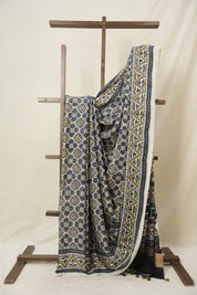 Cream HBP Modal Silk Saree - SRCMSS598