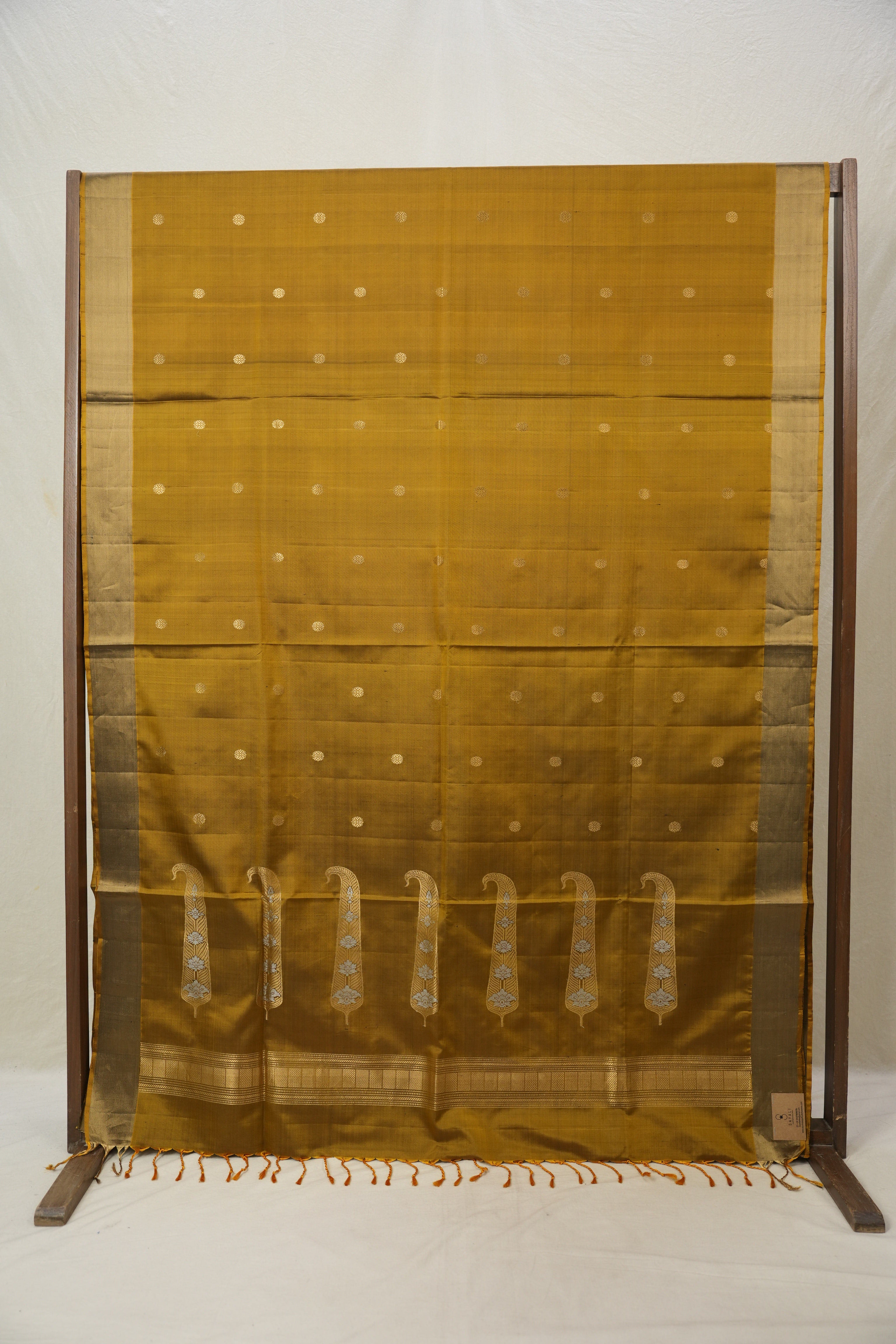 Golden Yellow Soft Silk Saree - SRGYSSS399