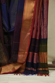 Multicolour Maheshwari Saree - SRMMS1280