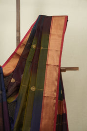 Multicolour Maheshwari Saree - SRMMS1280