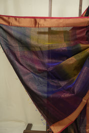 Multicolour Maheshwari Saree - SRMMS1280