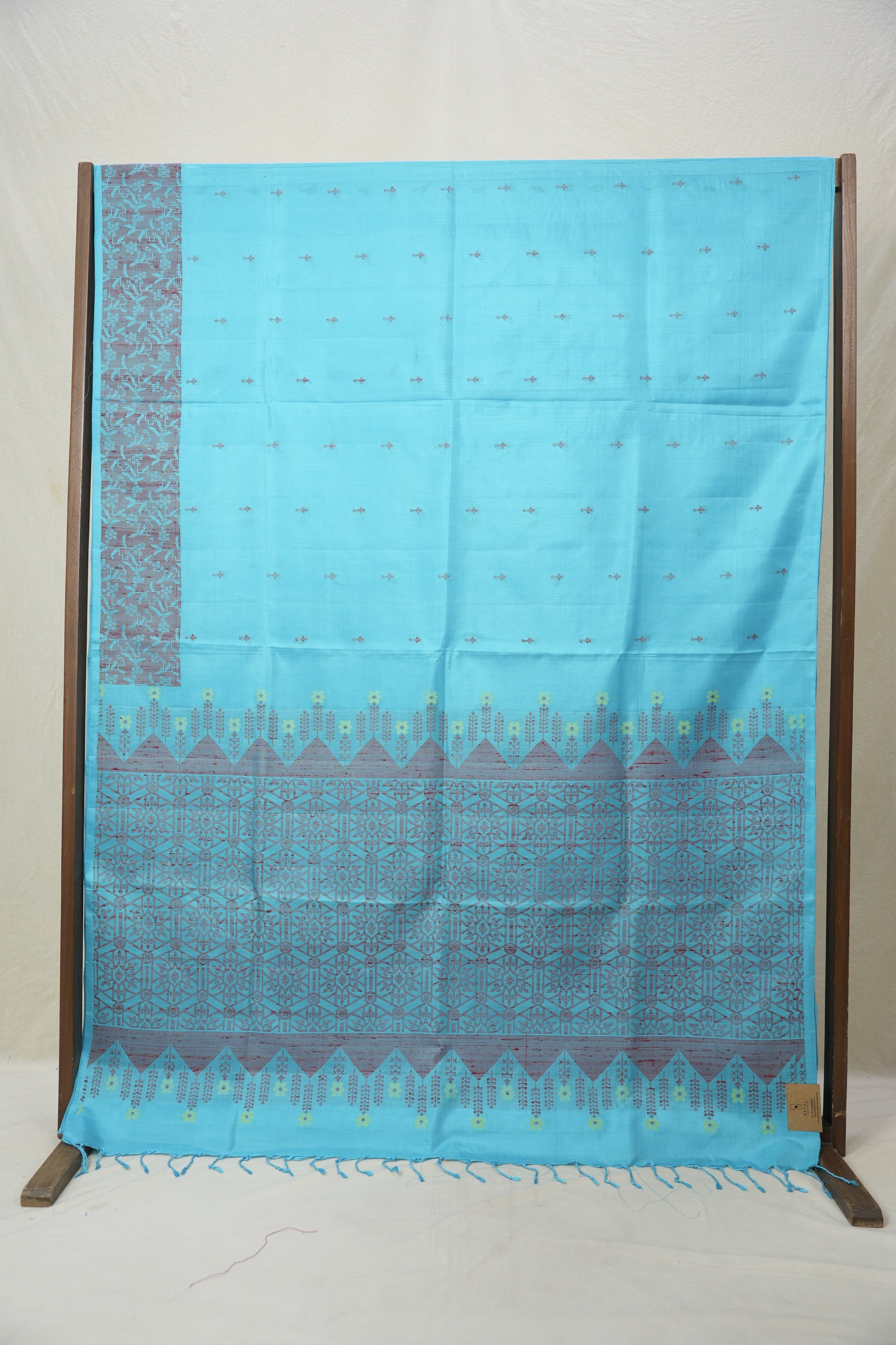 Blue Soft Silk Saree - SRBSSS282