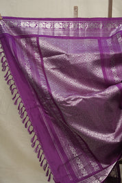 Lemon Yellow Gadwal Silk Saree - SRLYGSS539