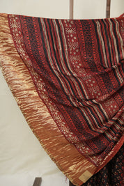 Black HBP Modal Silk Saree - SRBMSS646