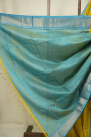 Lemon Yellow Maheshwari Saree - SRLYMS1276