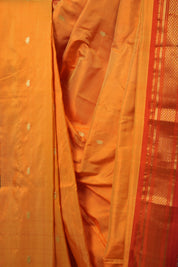 Orange Silk Paithani Saree - SROSPS784