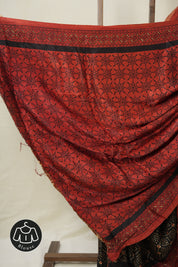 Black HBP Modal Silk Saree - SRBMSS647