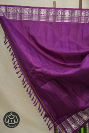 Pista Green Gadwal Silk Saree - SRPGGSS538