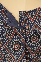 Blue HBP Ajrakh Cotton Blouse - SRBACB41