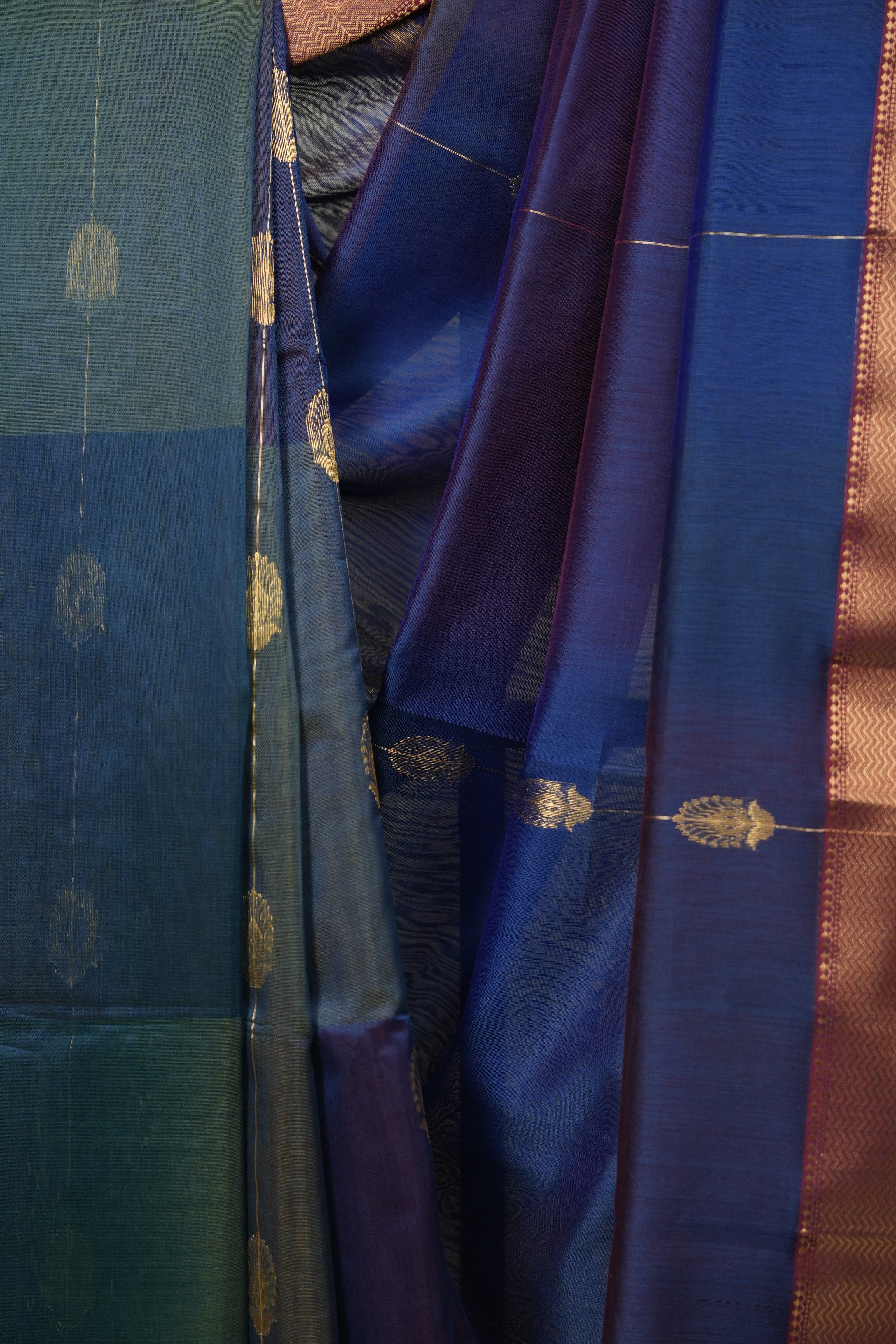 Multicolour Maheshwari Saree - SRMMS1282