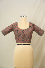 Kashish HBP Ajrakh Cotton Blouse - SRKACB35