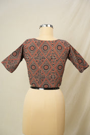Kashish HBP Ajrakh Cotton Blouse - SRKACB35