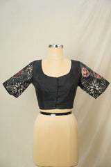 Black Cotton Blouse - SRBCB19