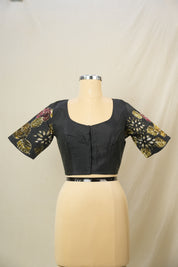Black Cotton Blouse - SRBCB21
