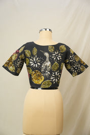 Black Cotton Blouse - SRBCB21