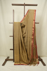 Golden Maheshwari Tissue Saree - SRGMTS764