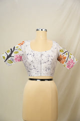 Off White Cotton Blouse - SROWCB17