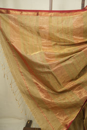 Golden Maheshwari Tissue Saree - SRGMTS764