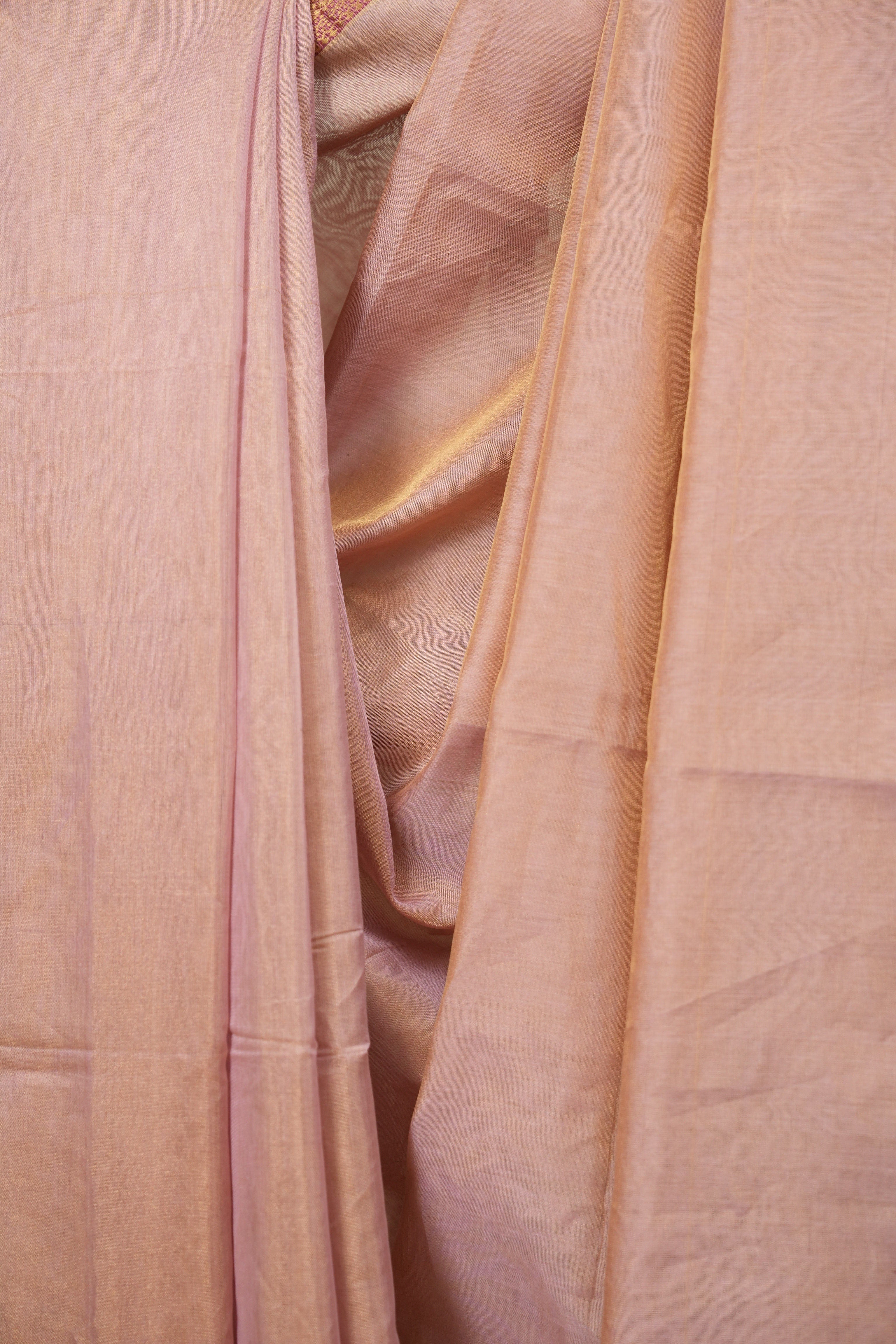 Mauve Maheshwari Tissue Saree - SRMMTS759