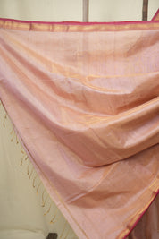 Mauve Maheshwari Tissue Saree - SRMMTS759