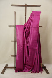 Pink Tussar Silk Saree (DEFECT) - SRPTSS97-PI