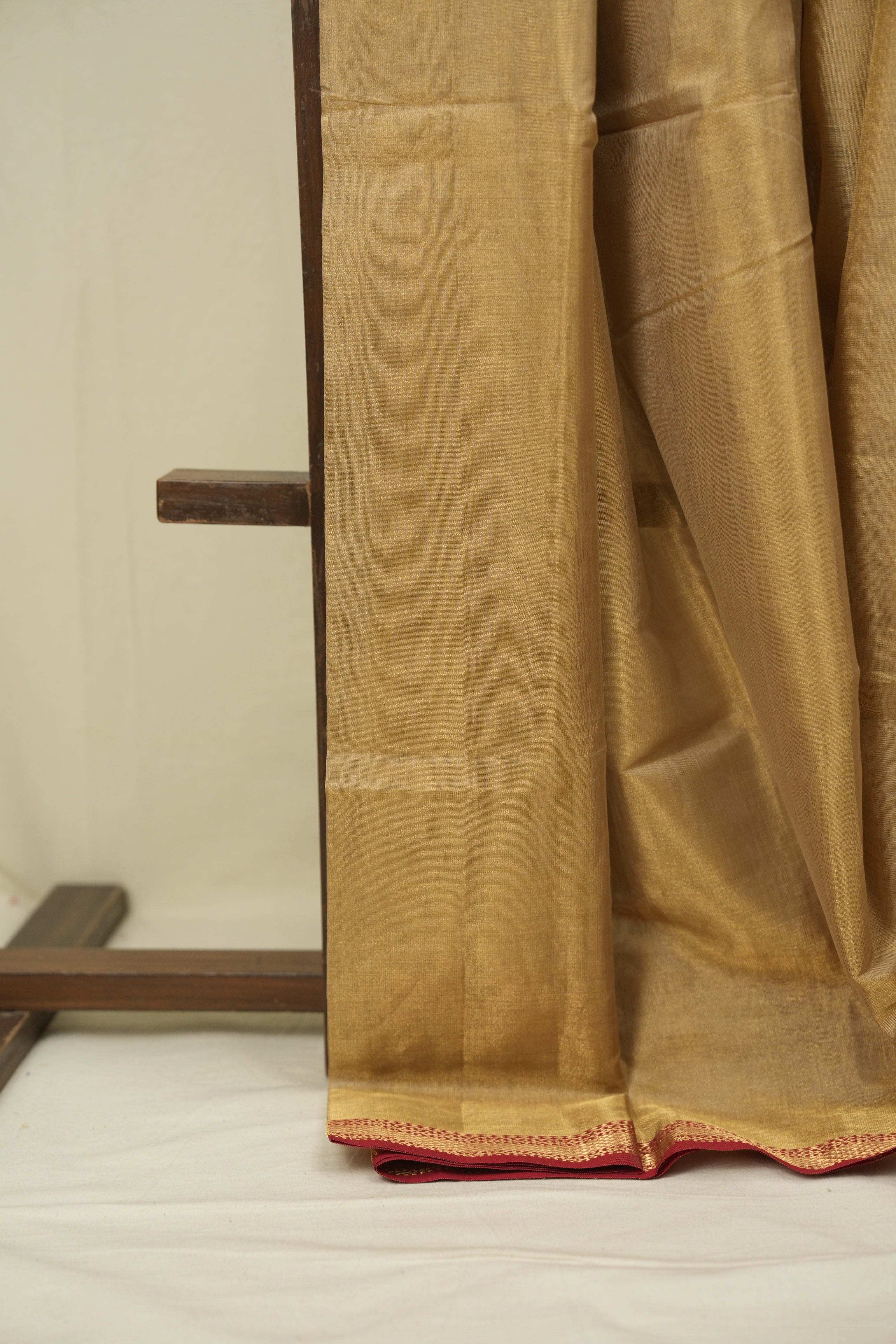 Beige Maheshwari Tissue Saree - SRBMTS765