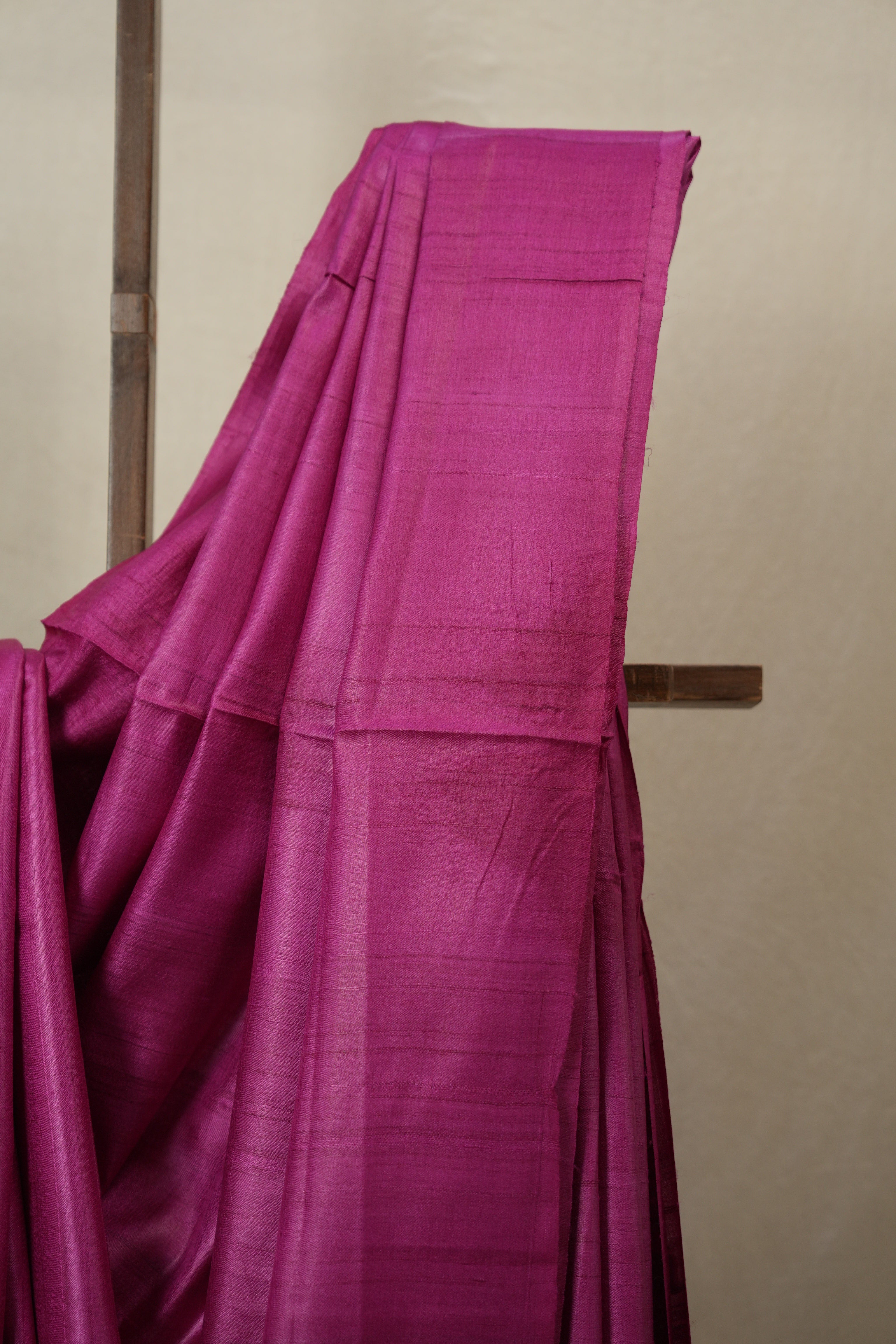 Pink Tussar Silk Saree (DEFECT) - SRPTSS97-PI