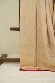 Cream Maheshwari Tissue Saree - SRCMTS766