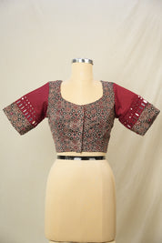 Kashish HBP Ajrakh Cotton Blouse - SRKACB31