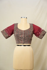 Kashish HBP Ajrakh Cotton Blouse - SRKACB31