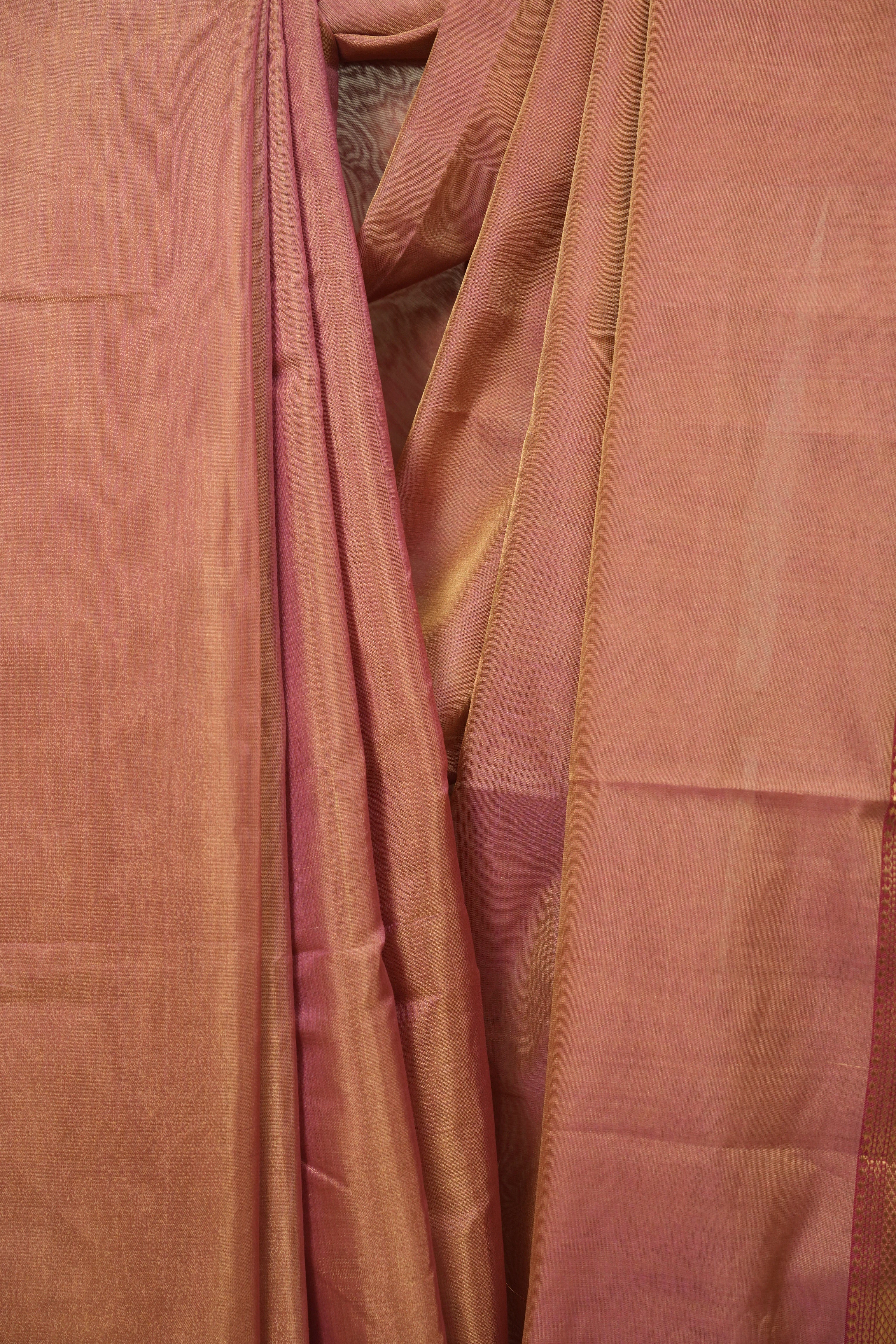 Pink Maheshwari Tissue Saree - SRPMTS757