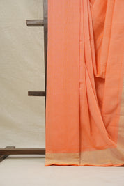 Orange Cotton Paithani Saree - SROCPS598