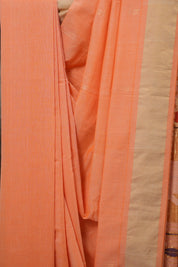 Orange Cotton Paithani Saree - SROCPS598