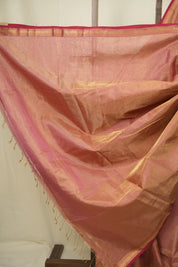 Pink Maheshwari Tissue Saree - SRPMTS757
