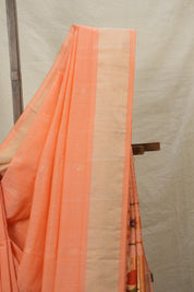 Orange Cotton Paithani Saree - SROCPS598