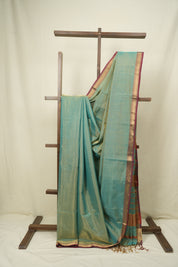 Aqua Maheshwari Tissue Saree - SRAMTS758