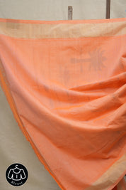 Orange Cotton Paithani Saree - SROCPS598