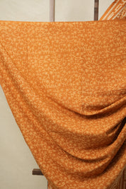 Ochre Orange HBP Cotton Saree - SROOCS3143