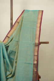 Aqua Maheshwari Tissue Saree - SRAMTS758