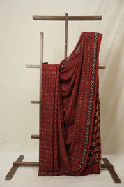 Maroon Modal Silk Saree - SRMMSS632