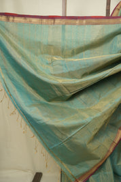 Aqua Maheshwari Tissue Saree - SRAMTS758
