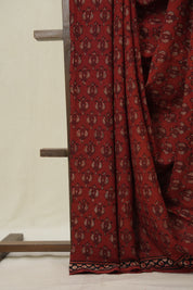 Maroon Modal Silk Saree - SRMMSS632