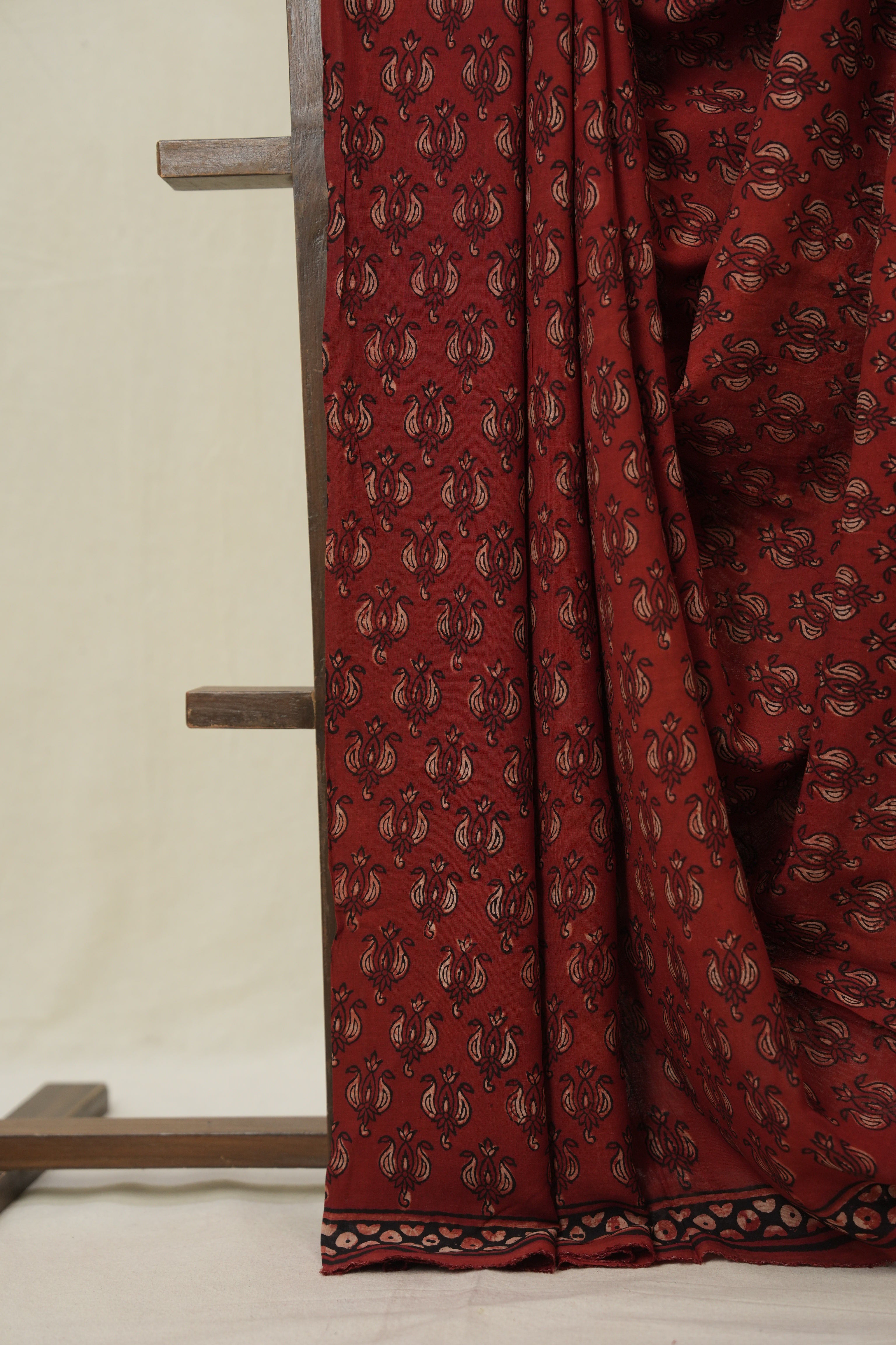 Maroon Modal Silk Saree - SRMMSS632
