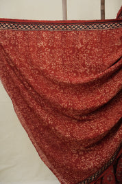 Maroon Modal Silk Saree - SRMMSS632