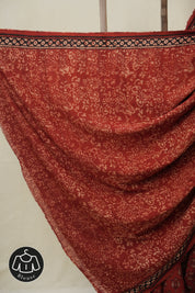 Maroon Modal Silk Saree - SRMMSS632