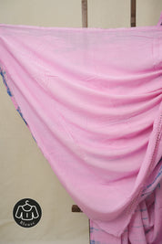 Pink Modal Silk Saree - SRPMSS626