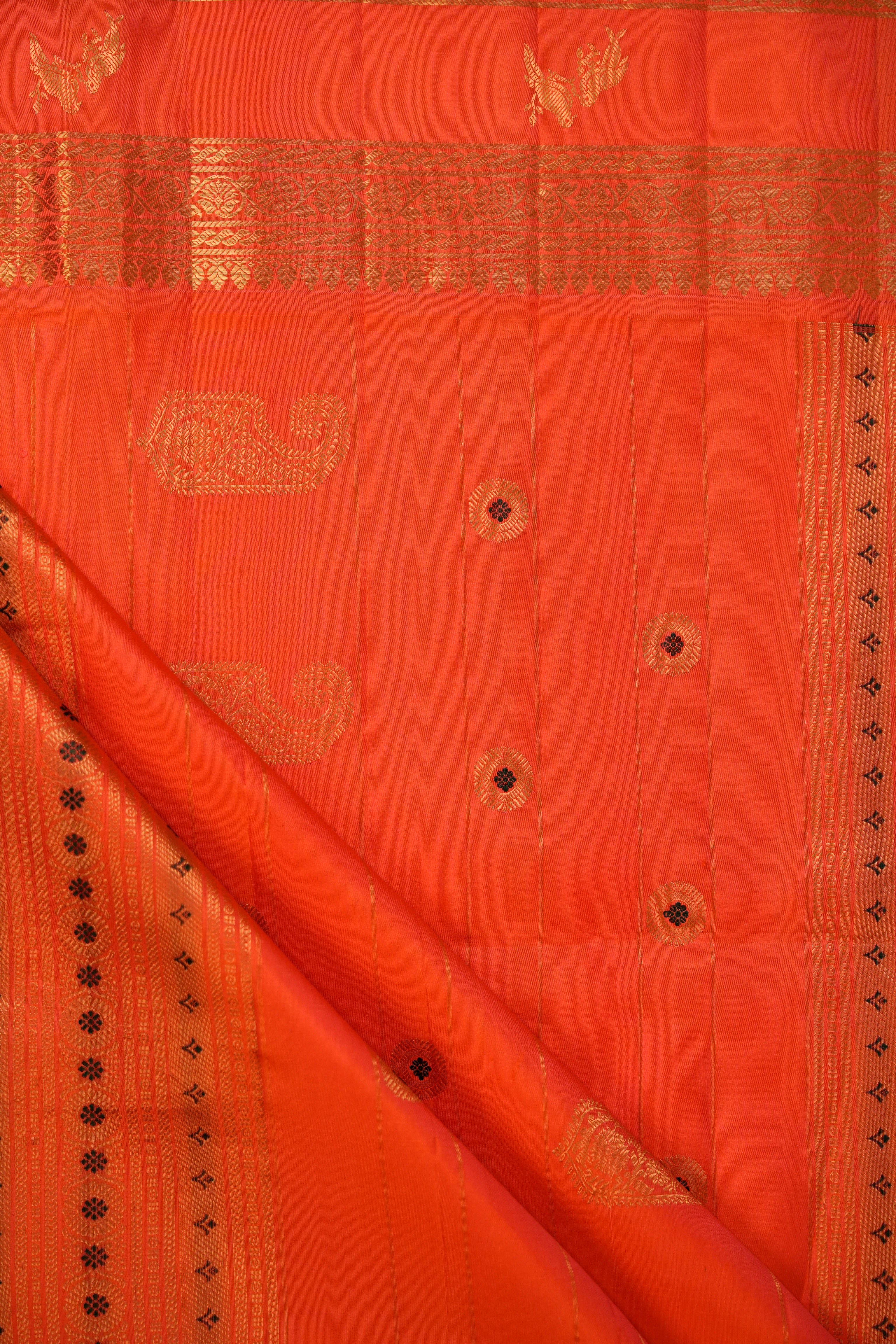 Purple Gadwal Silk Saree - Saavari - SSPGSS16