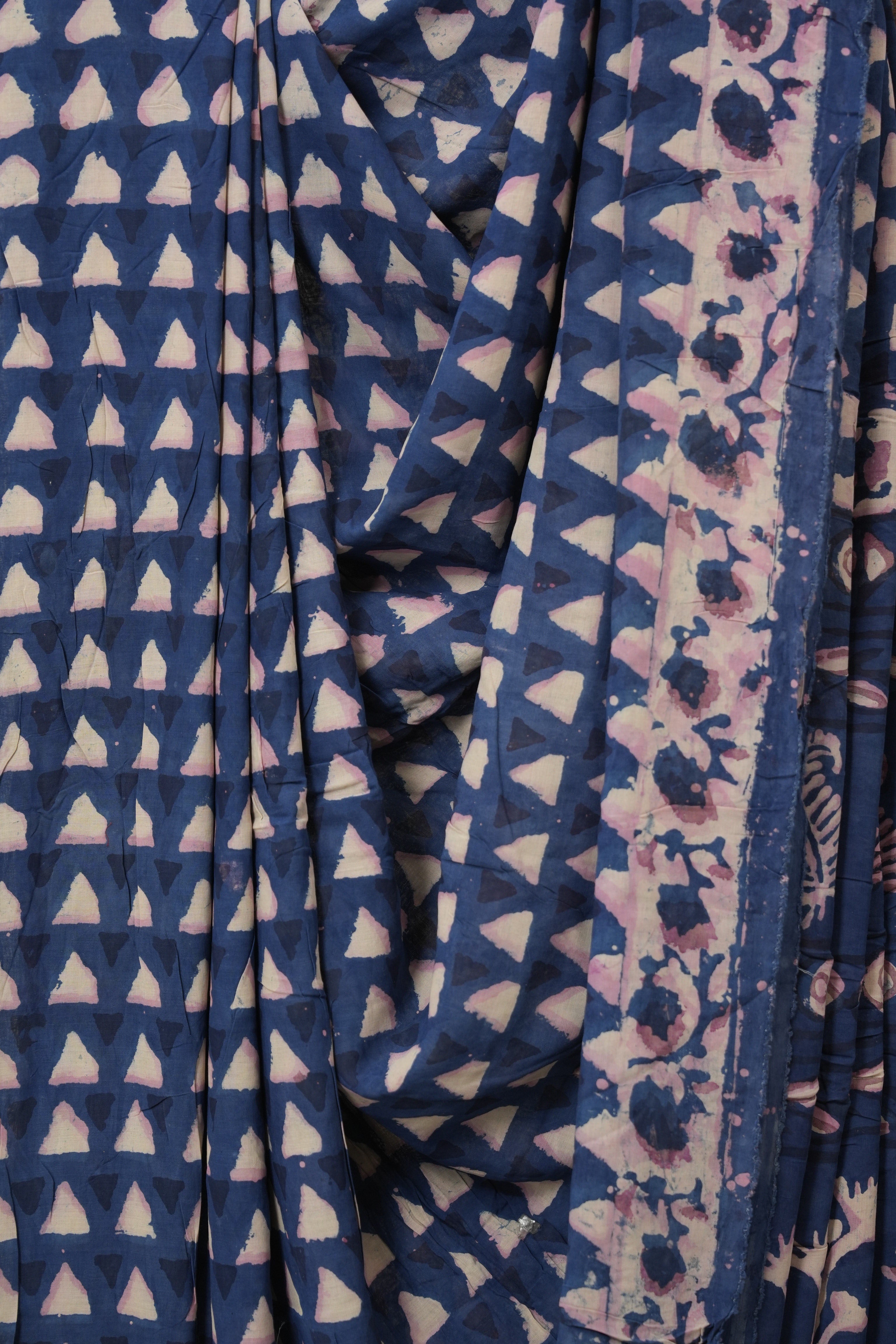 Light Navy Blue Modal Silk Saree - SRLNBMSS635