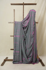 Grey Modal Silk Saree - SRGMSS628